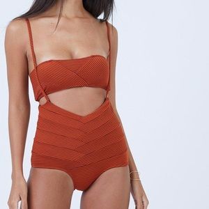 Made by Dawn puzzle jumper bathing suit never worn, with tags size Large